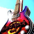 Huge Electric Guitar At Mall In Warsaw, Poland